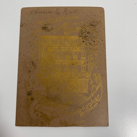 Antique Cabinet Card Photograph Collection Of 9 Women Age 30s-70s Portraits - Picture 10 of 16